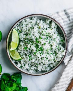 Rice with Lime and Cilantro Taste