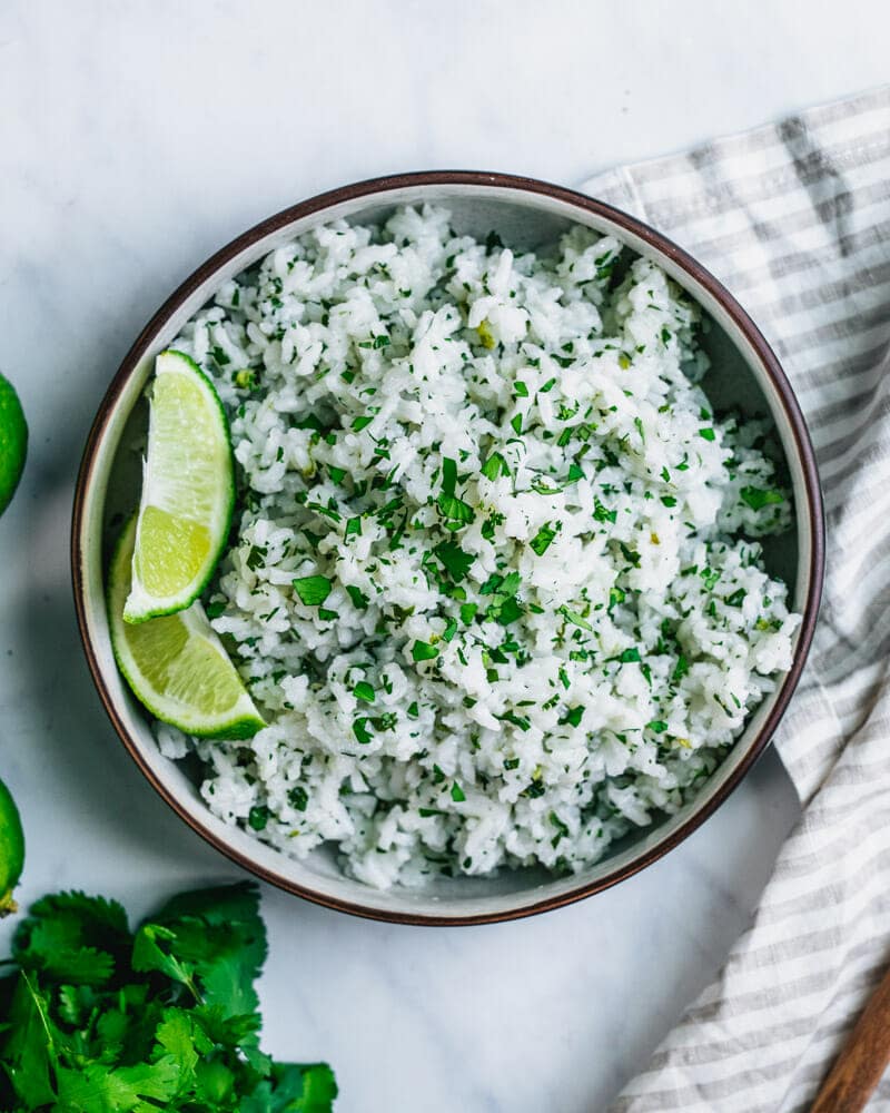 Rice with Lime and Cilantro Taste