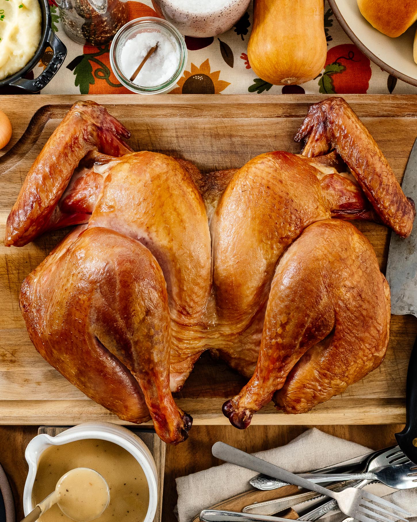 Smoked Spatchcock Turkey