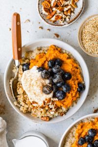 This Warm Sweet Potato Quinoa Bowl Tastes Like Fall